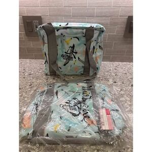 Set of 2 Thirty-One Flights of Fancy "Girls on the Run" Small Totes-1 New/1 Used